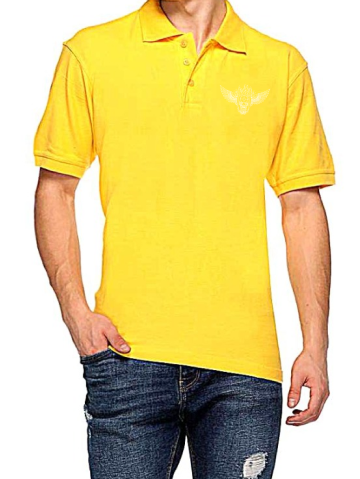 IMA Company Colour Tshirt With mono colour logo