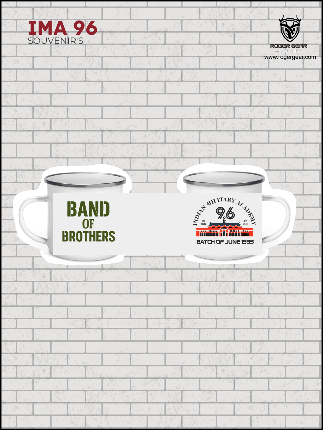 Customised Enamel Mug IMA 96