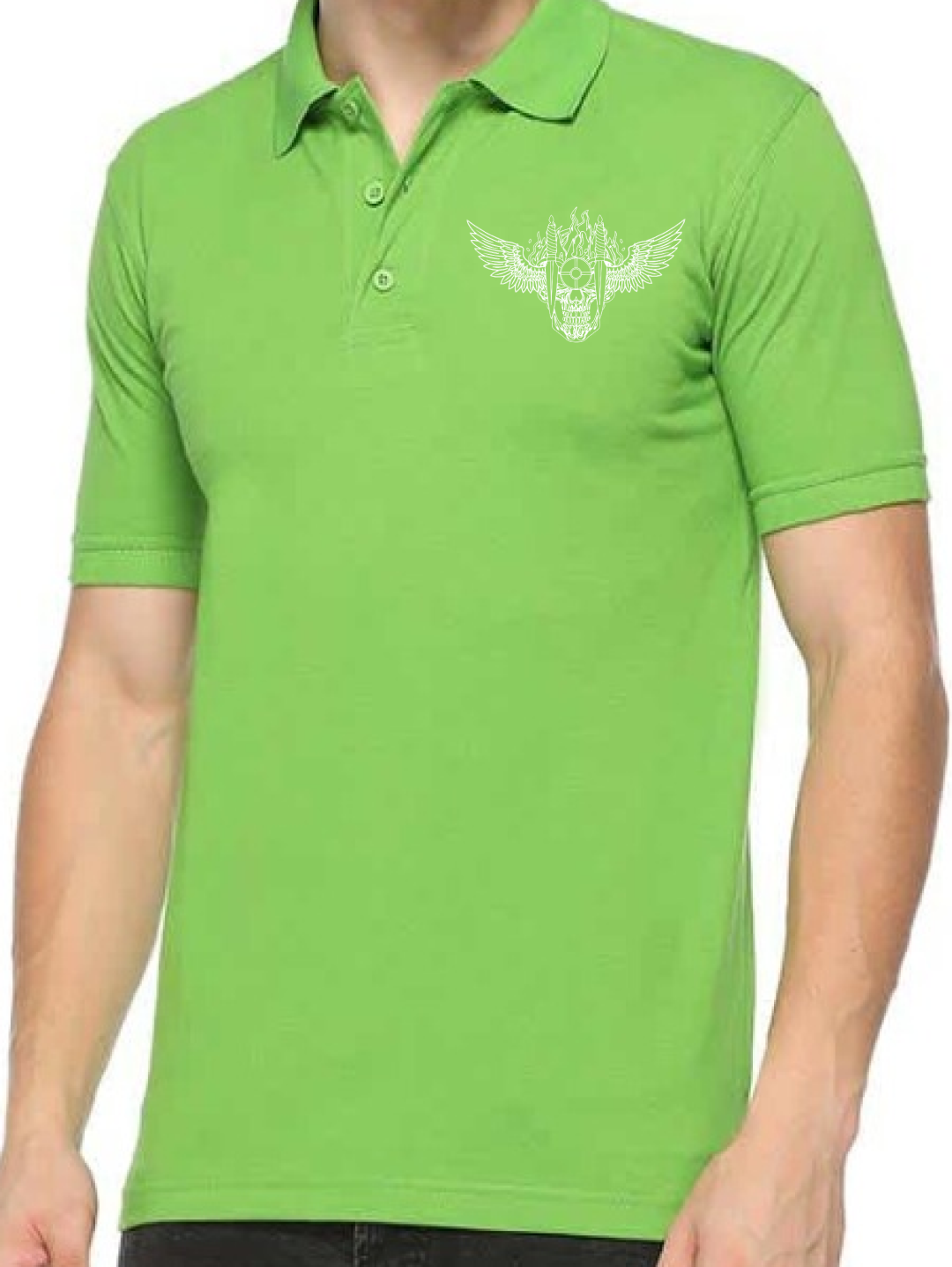 IMA Company Colour Tshirt With mono colour logo