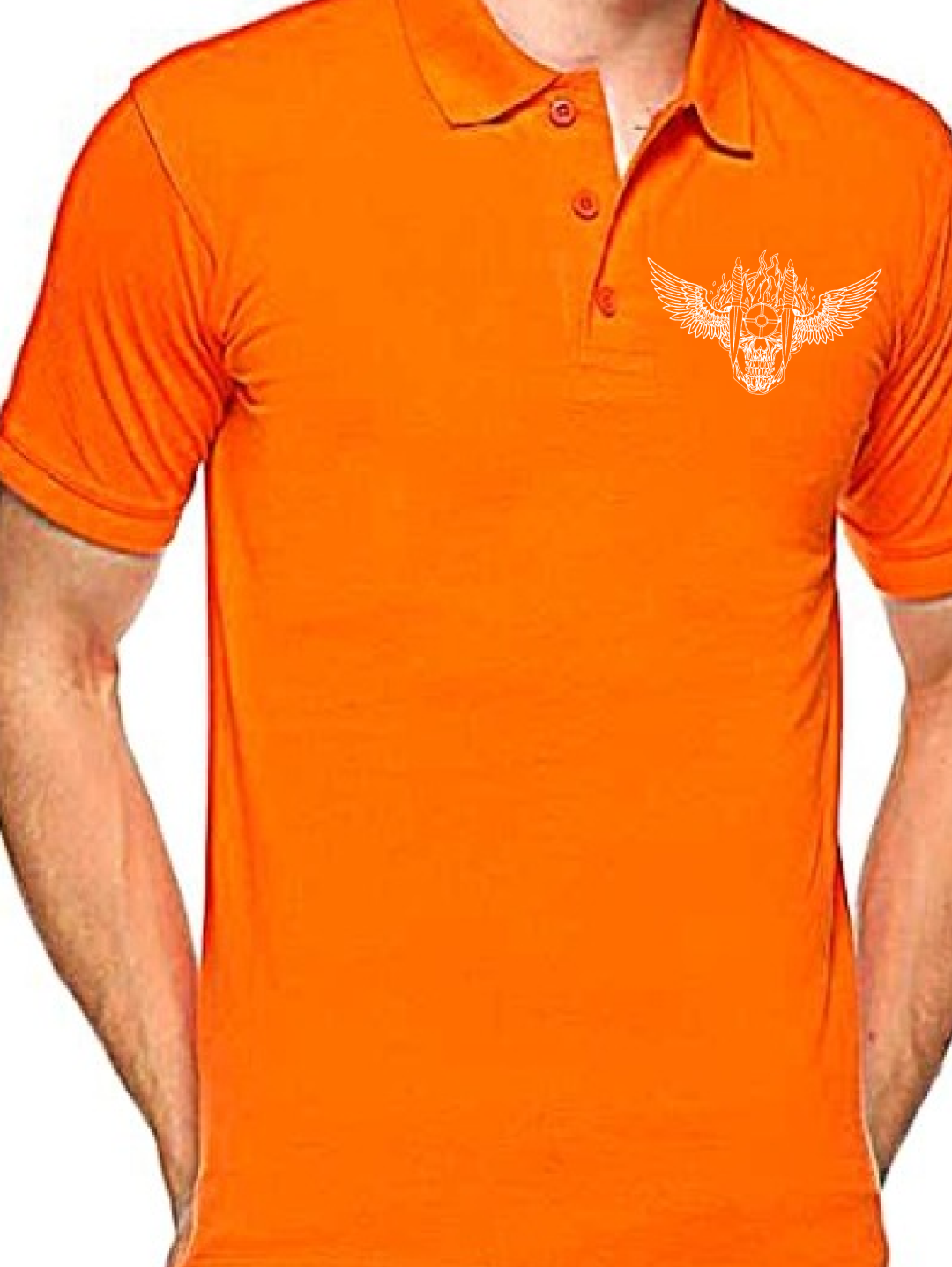 IMA Company Colour Tshirt With mono colour logo