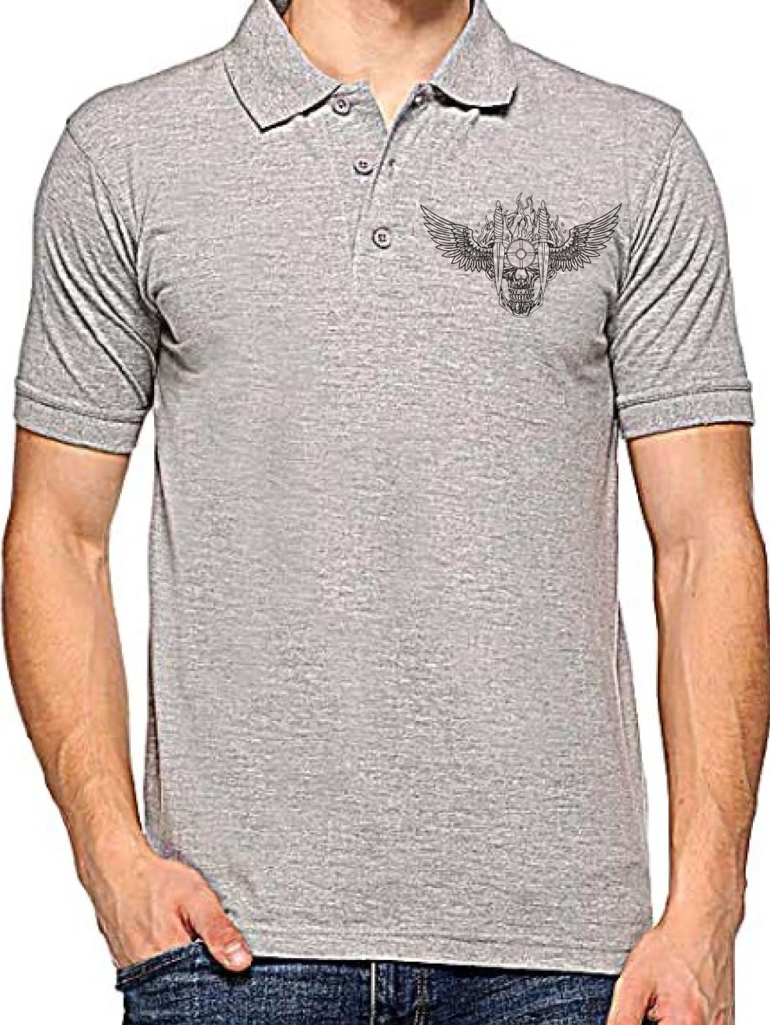 IMA Company Colour Tshirt With mono colour logo