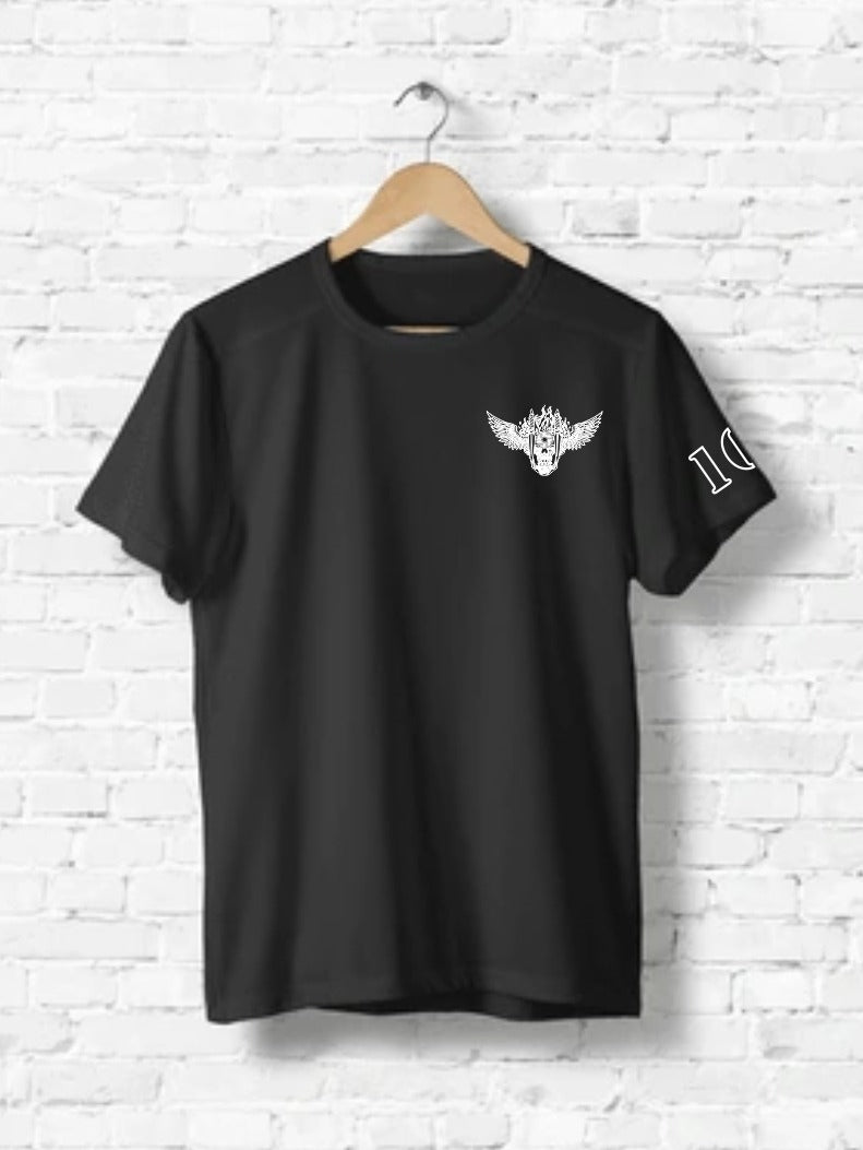 Cotton Round Neck 200 GSM Mono-Color with Customised Name
