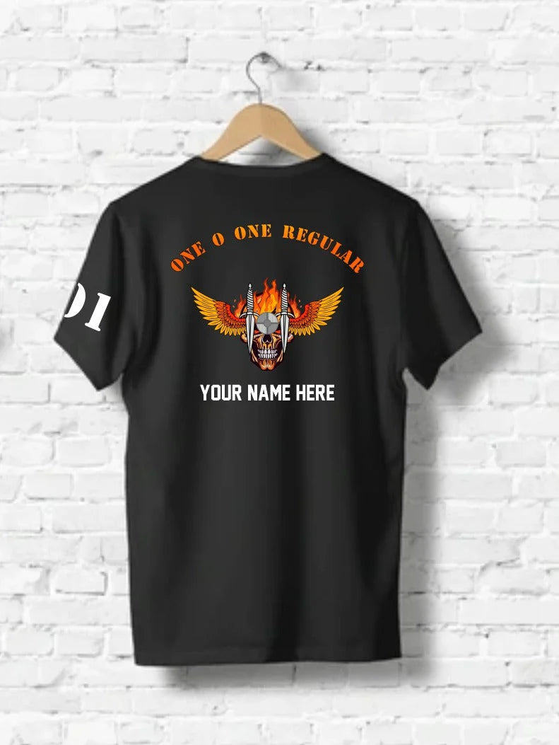 Cotton Round Neck 200 GSM Multi-Color with Customised Name