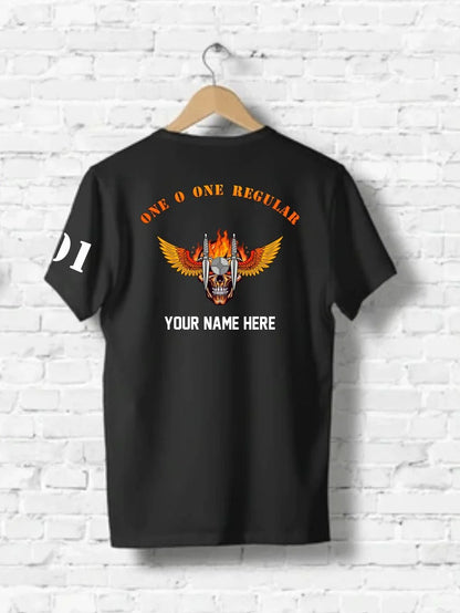 Cotton Round Neck 200 GSM Multi-Color with Customised Name