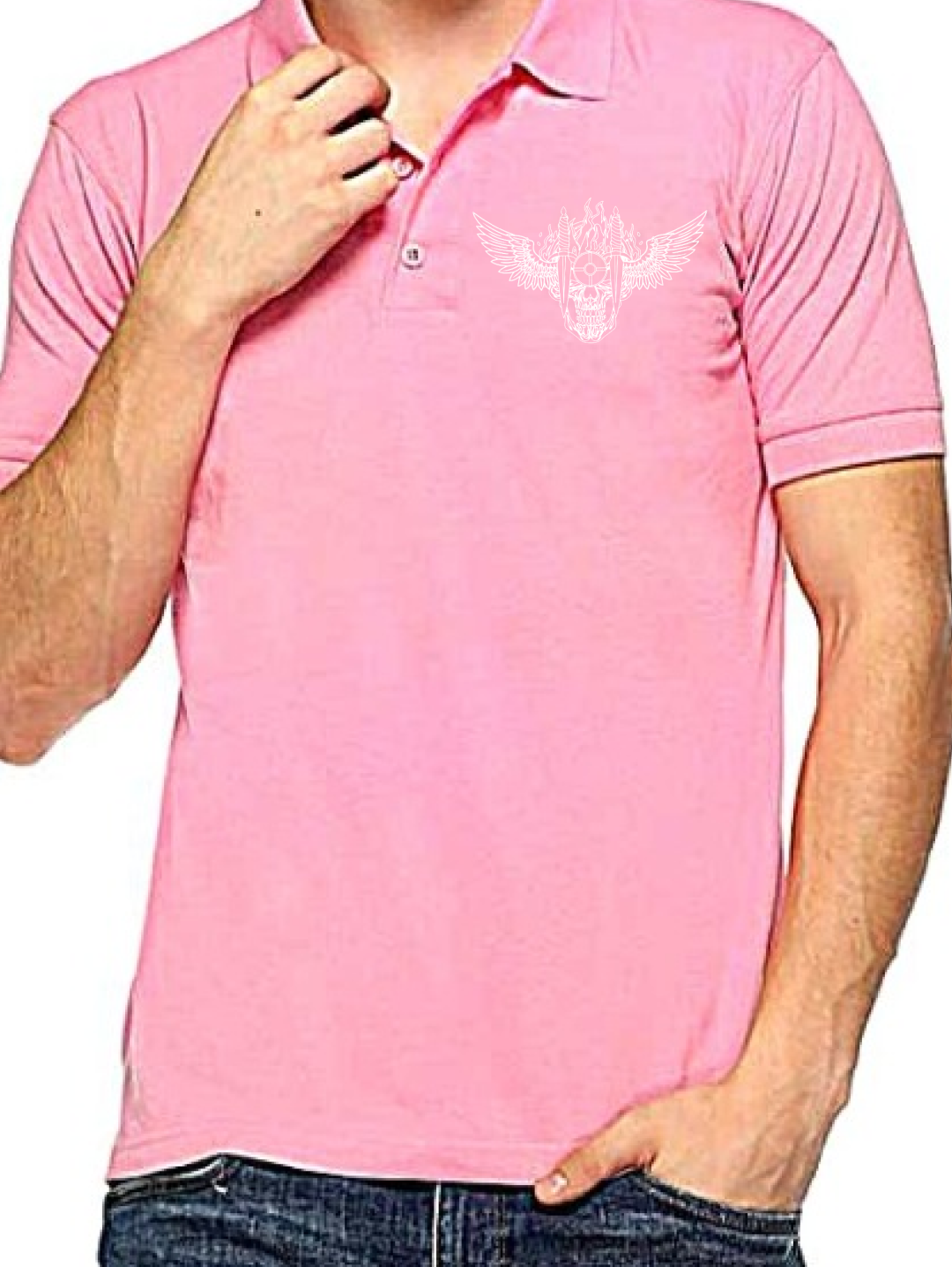IMA Company Colour Tshirt With mono colour logo