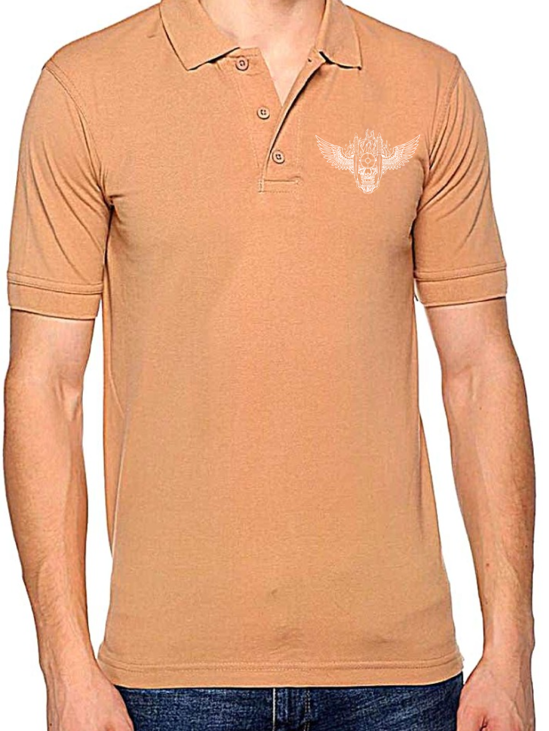 IMA Company Colour Tshirt With mono colour logo