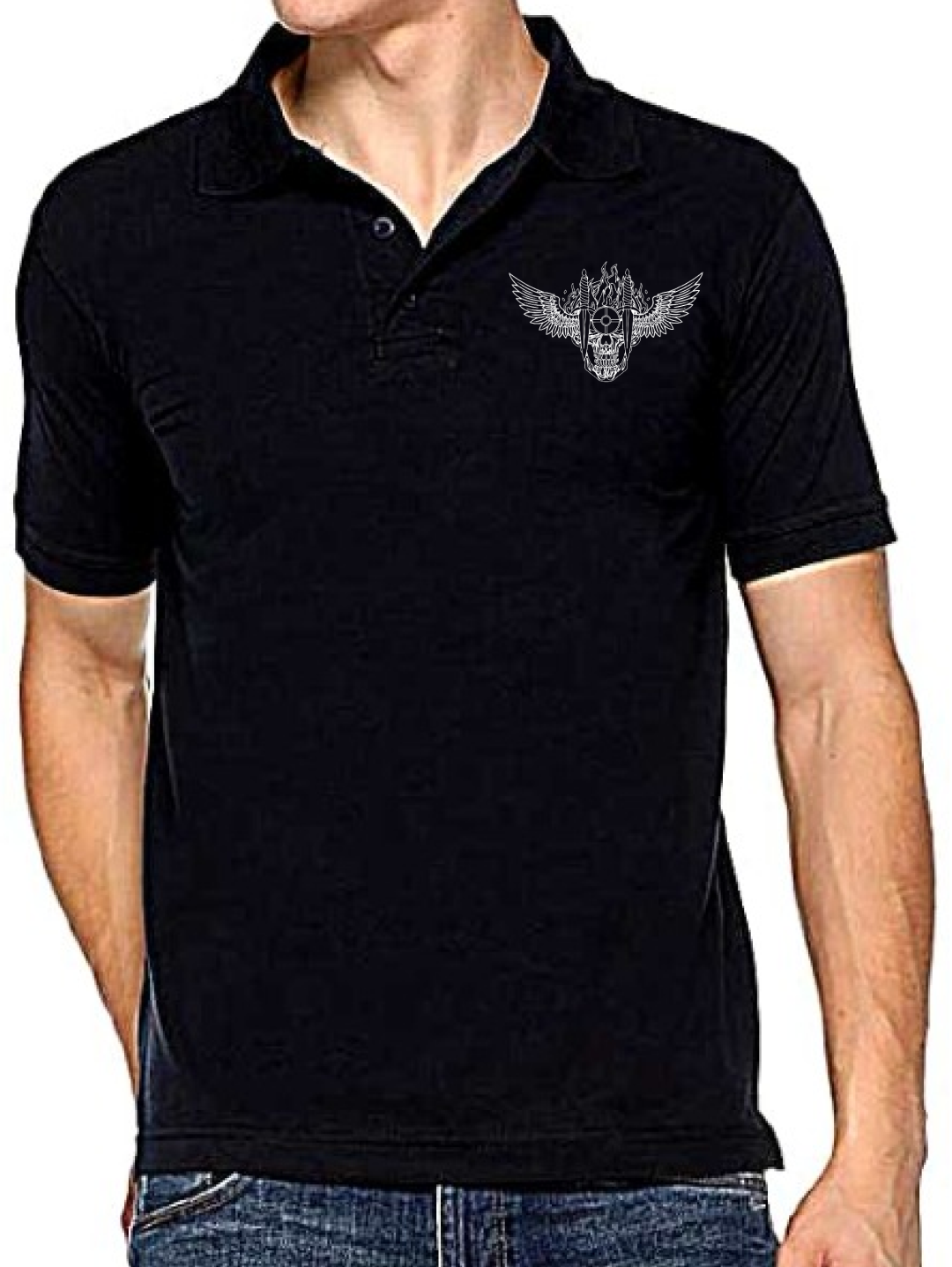 IMA Company Colour Tshirt With mono colour logo