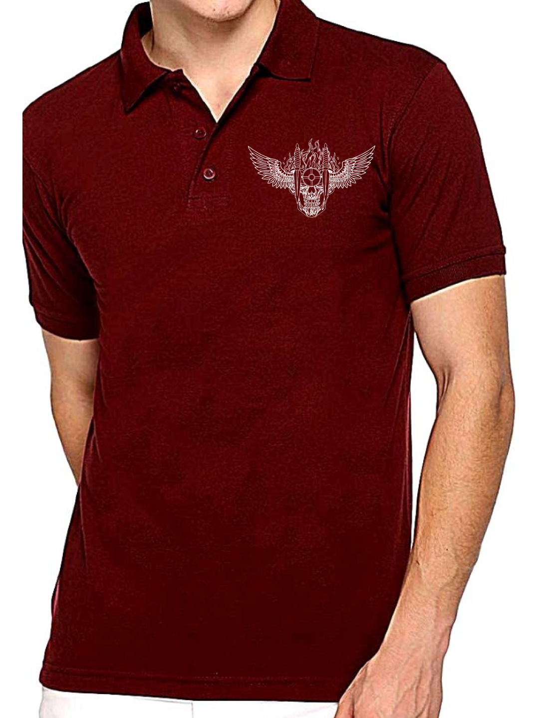 IMA Company Colour Tshirt With mono colour logo