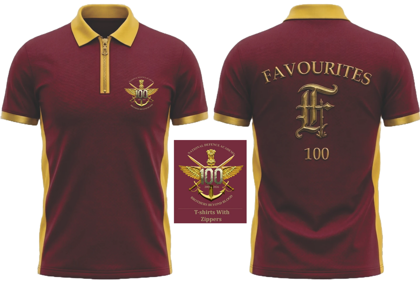 Customised T-shirt NDA 100 Course FOXTROT