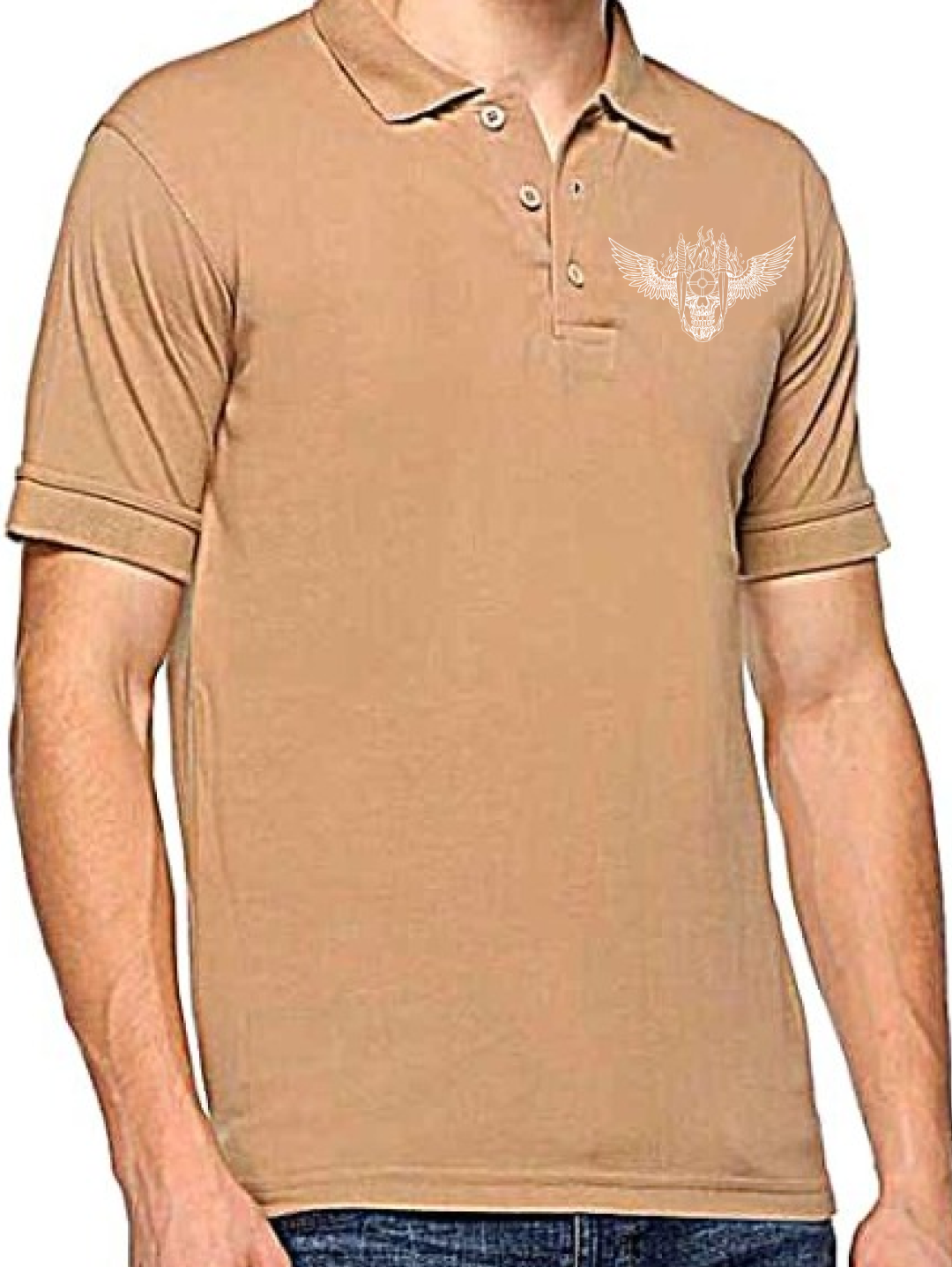 IMA Company Colour Tshirt With mono colour logo